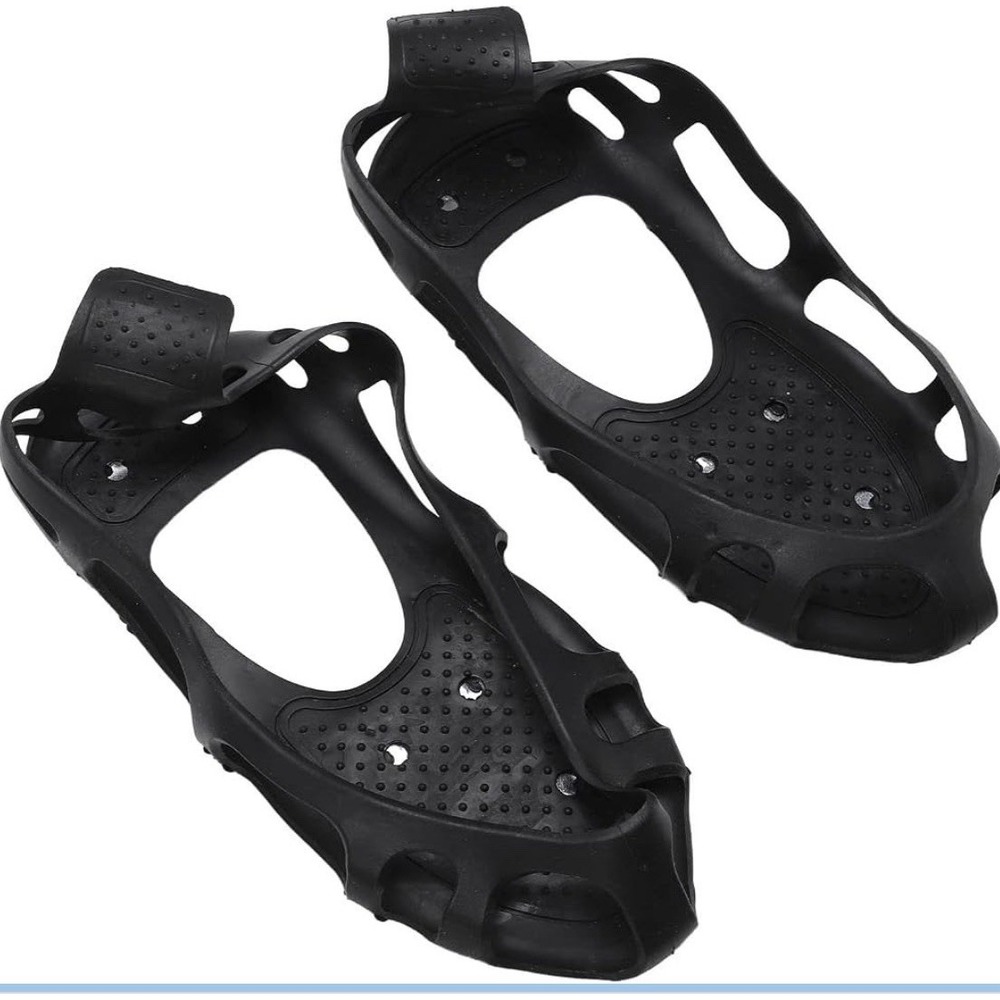24 Spikes Anti Slip Walk Traction Cleat Winter Ice Snow For Shoes & Boots Small